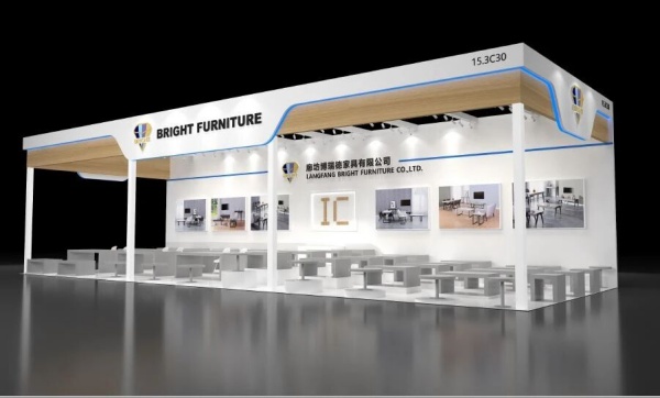 展廳設計以簡約為筆，勾勒家具品牌的專業與質感